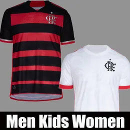 24 25 Flamengo Soccer Jerseys 2024 2025 Pedro Diego Gerson Men Kids Kit Women Camisa de Futebol Kort och lång ärm Gabi Lorran Pulgar Football Shirts