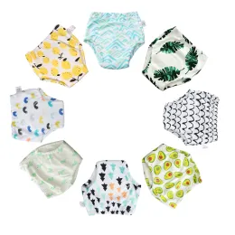 Trousers 4 Layer Reusable Cotton Baby Potty Training Pants Infant Shorts Underwear Cloth Baby Diaper Nappies Panties 8pcs/lot