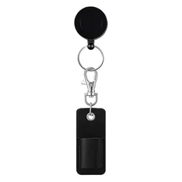 1PCS Retractable Pull Badge Reel ID Name Tag Card Badge Halter Rollen Key Ring Chain Clips Stifthalter Kartenhalter Keychain