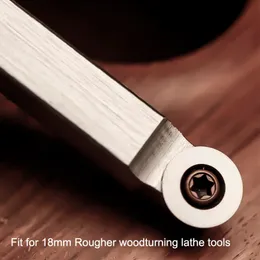 木製旋盤旋盤ツールラウンドカーバイドインサートカッター10pcs 18x3mm 30度木工ターニングフィニッシャーホローツール
