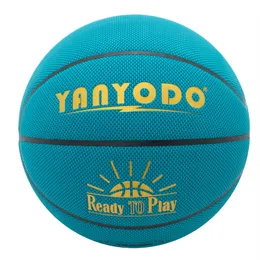Młodzieżowa koszykówka Rozmiar 7 Insid Training Outdoor Playground Gra Młody mężczyźni studenci Zespół sportowy Pu Grey Blue Basket Ball