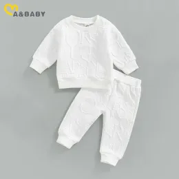 Spodnie MA BABE 024M Casual Toddler Infant Baby Boy Girl Ubrania Ubrania z długim rękawem Spodnie Tracksuit Fall Spring Stroje D01