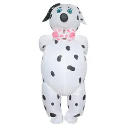 Simbok Halloween Party Rolig hund Uppblåsbar kostym grossist cosplay dalmatiska uppblåsbara kläder ny stil