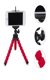 Araba Telefon Montaj Tutucu Esnek Ahtapot Mini Tripod Braketi Selfie Destek Standı Monopod Adaptör Aksesuarları Cep Telefonu Digi5156017