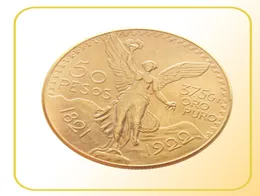 Alta qualidade 1922 México ouro 50 pesos Coin Coin01233018455