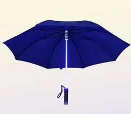 Guarda -de -chuva LED LED Sabre Up Umbrella Laser Golf Golfe na base da Shaftbuilt no Flash Torch 20212642161