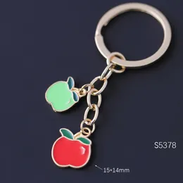 Lovely Keychain For Women Apple Peppers Cabbage Pumpkin Vegetables Key Chain Car Accessory Bag Pendant Jewelry