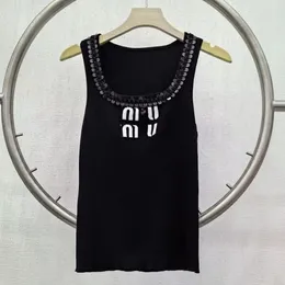 Projektantka koszulka damska Krótka kamizelka koszulka T-shirt Wzór deformacji zwykłej bawełny damski haft haftowy damski blezer prosta kamizelka