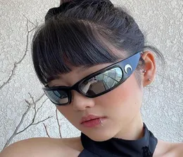 Solglasögon harts Y2K -glasslinser Moon Women Gotic Outdoor Sports Eyepieces Hippie Vintage Sun UV400Sunglasses1319016