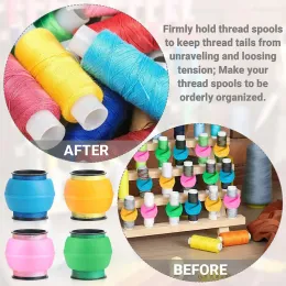 5-20pcsミシンの糸スプールセーバースレッドスプールハガーは、縫製アクセサリのために糸を巻き戻すのを防ぎます