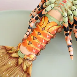 55-78 cm australijski czerwono-homar pluszowy nadziewane zwierzęcy krewetki referzelne kray rybki miękki zabawny festiwal urodzinowy festiwal dziecięcy zabawka