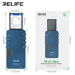 RelIfe TB-01 Ultra Smart LCD-skärmtestprogrammerare för telefon 6-14 Promax Samsung Hawei Xiaomi Reparationsskärm Testverktyg