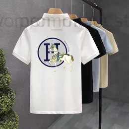 Erkek Polos Designer 2023 Yaz Poshirt Çin-Şık Kısa Slve T-Shirt Gevşek Yarım Beyaz Moda Çift 0QWX JDGK