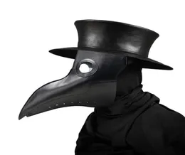 New plague doctor masks Beak Doctor Mask Long Nose Cosplay Fancy Mask Gothic Retro Rock Leather Halloween beak Mask267v4259999