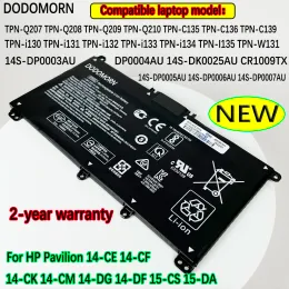 Batterier Dodomorn New HT03XL Laptop Battery för HP Pavilion 14CE0025TU 14CE0034TX 15CS0037T 250 255 G7 HSTNNLB8L med spårningsnummer