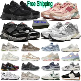 Free Shipping With box 9060 530 2002r 1906r Designer Shoes for Men Women 9060s Sea Salt White Quartz Grey Grey 550 White Green 530 Silver Navy Mens Trainers Sneakers