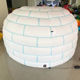 큰 터널 에어 마키 야외 Icegloo House 이벤트 장식 광고 소품을 가진 거대한 풍선 돔 파티 텐트