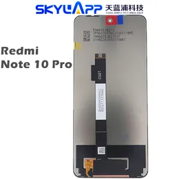 Tela LCD completa do celular para Xiaomi Redmi Nota 10 Pro Nota10Pro 5G Telefone celular TFT Painel de tela Touchscreen Digitizer