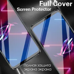 Asus Zenfone için Tam Kapak Cam Rog Telefon 7 6 6d 5s 3 5 Pro Ekran Koruyucusu Temperli Cam Koruyucu Film