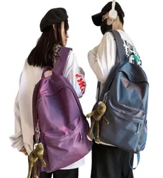 Öğrenciler Schoolbag 2021 Seyahat Çantaları Sokak Modaya Gizli Sırt Çantası Korece Versiyon Basit Kampüs Bilgisayar Çantası Okul Çantaları Koleji Stude5005562
