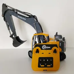 Double E EC160E RC Excavator Car Modelo E598 App de controle duplo três em one e rastreador de caminhão com controle remoto Gigger Toys Boys