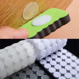 Wholesale Transparent Self Adhesive Fastener Tape Dots 10/15/20mmSticker Dots Adhesive Round Hook Loop Boob Tape Strong Glue