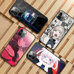 Anime Nazuna Call Night Phone Hülle für iPhone 14 13 12 11 XS x 8 7 6 plus Mini Pro Max SE 2022 PC Glass Phone Cover Funda