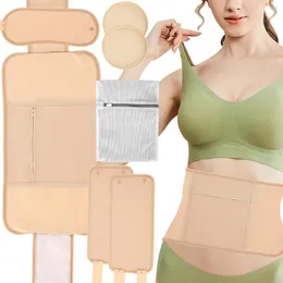 Laundry Bags 4/6Pcs Waist Neck Oil Pack Set With Chest Pads Washable Reusable Leg Essential Wrap Mess-Free Adjustable