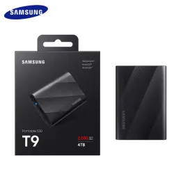 Enheter Samsung PSSD T9 4TB Extern skiva Hårddisk Solid State Disk 1TB 2TB USB 3.2 Gen 2x2 Portable T9 SSD för Laptop Desktop PC