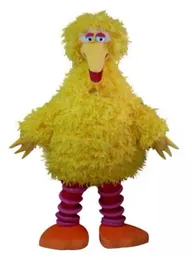 Sesame Street Big Yellow Bird Mascot Costume Abito da cartone animato di dimensioni per adulti 3066155
