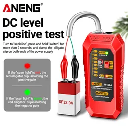 ANENG M469A Ölçü Kablolar Aracı RJ45 RJ11 Test Ağı Aracı El Feneri Ağı Onarım Aracı ile Çoklu Telefon Hattı Dedektörü