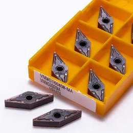 End Milling Cutter VNMG160404 VNMG160408 VP15TF UE6020 US735 Intern CNC Blade Lathe Tool Aluminium Inserts VNMG 160404 10PCS