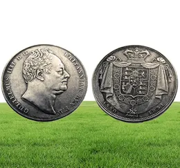 Grã -Bretanha William IV Proof Crown 1831 Copy Coin Home Decoration Acessórios3559274