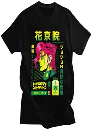 Mode JoJo Bizarre Abenteuer T -Shirt Männer Oneck Shortsleeve Noriaki Kakyoin T -Shirt Japan Anime Manga Grafik Tee Baumwolltippen x7475208