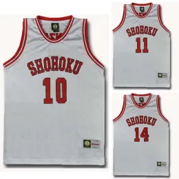 Anime Shohoku School Basketball Team Biały 1-15 Cosplay Costume Sakuragi Hanamichi Mitsui Tops Koszulka