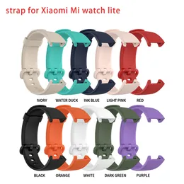 Sport Silicone Strap For Xiaomi Mi Watch Lite/ Redmi Watch Buckle Replacement Armband Armband Rem Watchband Accessories