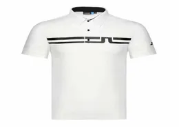 Respirável New Men Sportswear Manga curta JL Camiseta de golfe 4 roupas de golfe coloridas