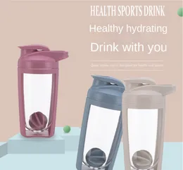 Shaker Cup Fitness Wasserbecher tragbarer Kapazität Plastikpulver Pulver Schütteln Sie Mischung Tasse