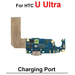 Original Charging Dock Charger Port With Microphone Flex For HTC U11 Plus EYEs U12+ U20 U Ultra Play M10 Evo Desire 10Pro 12 12s