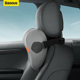 Basisauto Kopfstütze Taillenkissen 3D Memory Foam Sitzunterstützung für Home Office Hals Rastwagen Rückenhalter Lumbalkissen