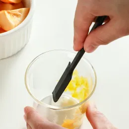 Shimoyama silikon reçel spatula mutfak derin şişe kazıyıcı mutfak krem ​​kek karıştırma meyilli gıda sınıfı uzun saplı spatulas