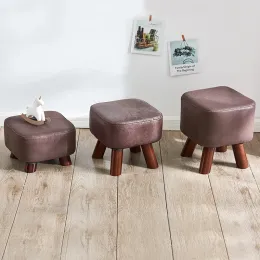 Portico domestico cambio di scarpe sgabello tavolo da tè bassa feci di stool di stool arte arte multifunzionale in legno massimo per bambini