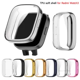 Vetro a silicone morbido TPU per orologio Redmi 3 SHECPER BUMPER SMERCH SMERCH SCREEN PROTECTER per Xiaomi Redmi Watch3 COVER CASSE