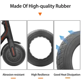 Scooter elettrico a pneumatico solido da 10 pollici per Xiaomi M365 Pro Scooter Wheel di sostituzione Explosion-Aflora 10x2 Pneumatici solidi modificati