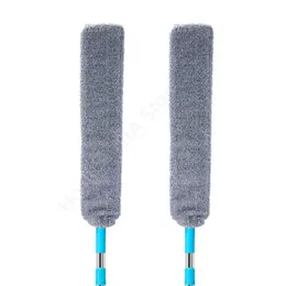 Einziehbarer Lücken reinigen Staubpinsel mit Stoffabdeckung Mikrofaser Hand Duster Sweep Catcher Milben für Hausküchenreinigungswerkzeuge zu Hause