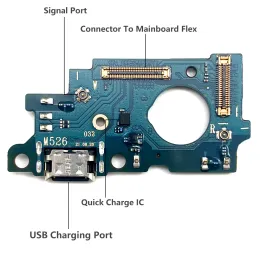 Для Samsung M52 5G M526 M526B USB -зарядка порта порта микрофона док