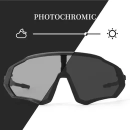 2023 New Style Photochromic Sport Cycling Glasses Bicycle Eyewear Mountain Bike Cycl Goggles UV400 MTB Polarized Road Sunglasses