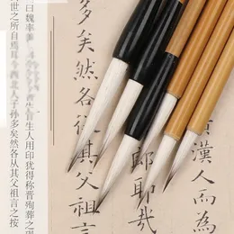 Multiple Hair Calligraphy Brush Pen Tinta China Chinese Regular Running Script Weasel Woolen Hair Writing Brush for Beginner Se