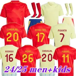 24-25 Soccer Jerseys PEDRI LAMINE YAMAL RODRIGO MERINO SERGIO M.ASENSIO FERRAN Men Kids and Women HERMOSO REDONDO CALDENTEY 23 24 Football Shirt