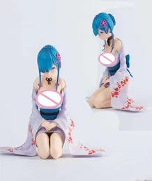 13 cm de anime japanse re vida um mundo diferente de zero rem re0 remu pvc ação figura jogo de brinquedo colecionável modelo boneca Q06223316242